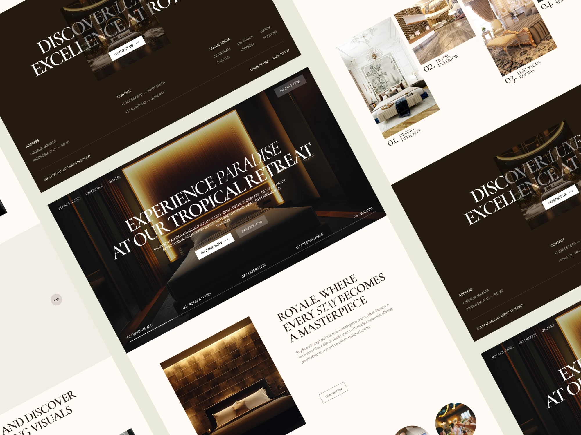 Royale Luxury Hotel design, screen 3